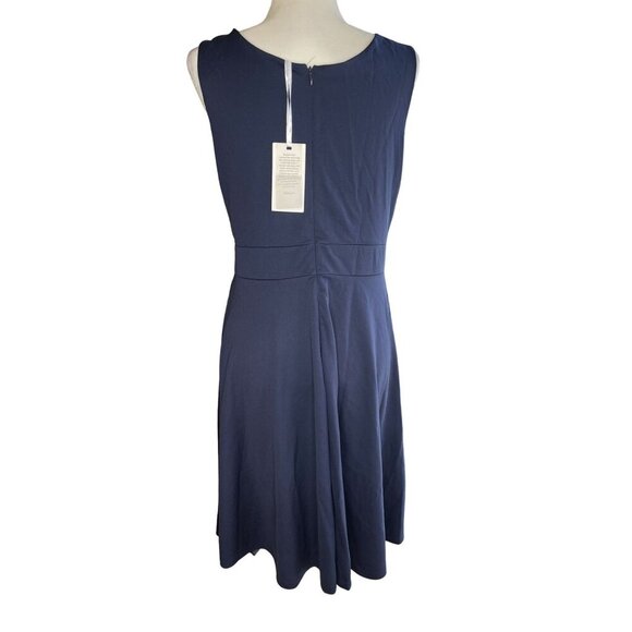 Grace Karin Women's Sleeveless V-Neck Dress Navy Blue Size L - Picture 3 of 6